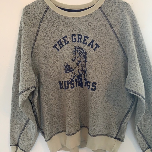 THE GREAT. Tops - The Great Mustangs College Sweatshirt 🖤